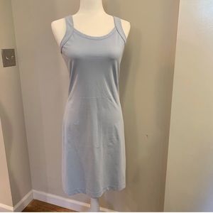 Patagonia Vitaliti Strappy Light Blue Organic Cotton Tennis Summer Dress